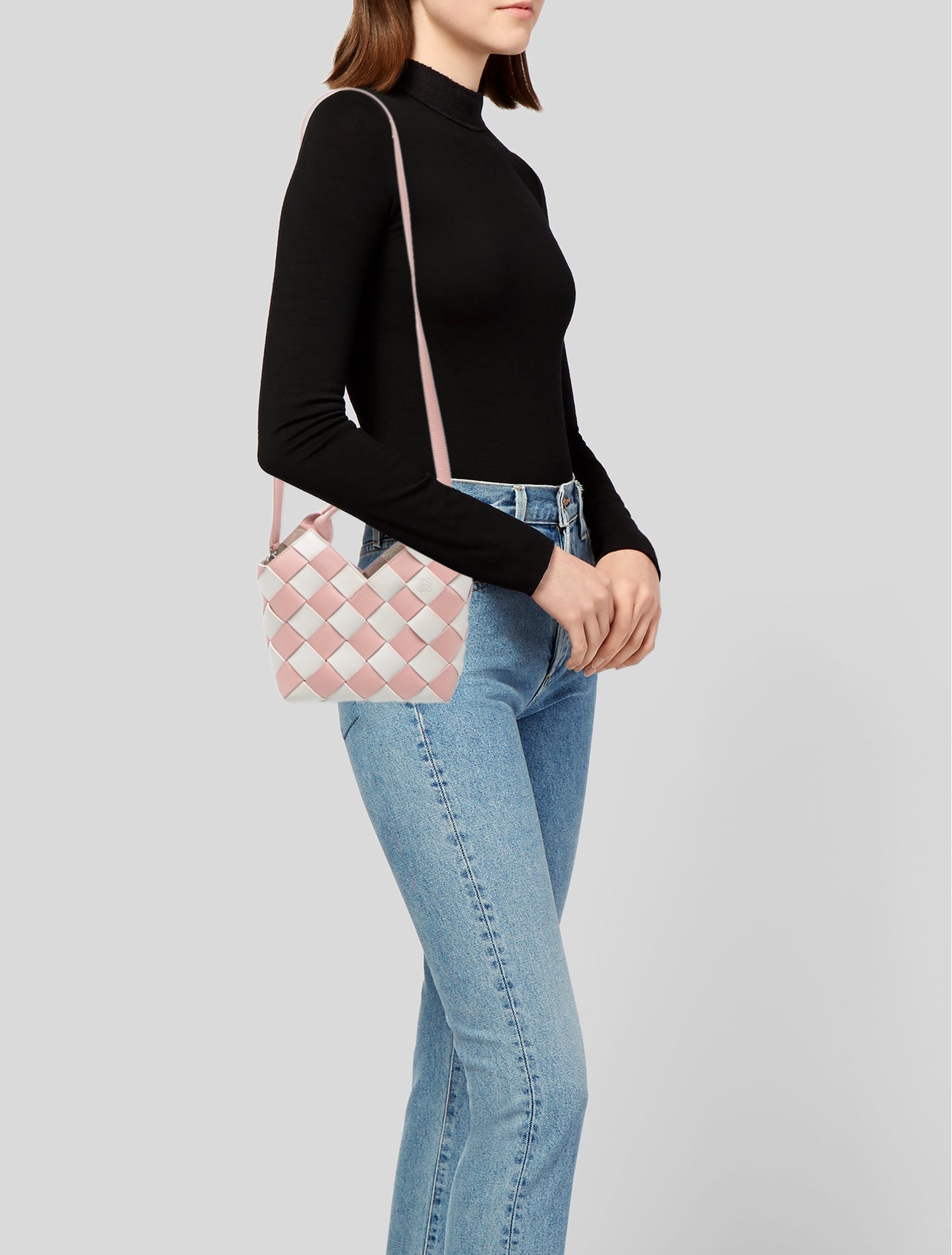 Loewe Leather Woven Basket