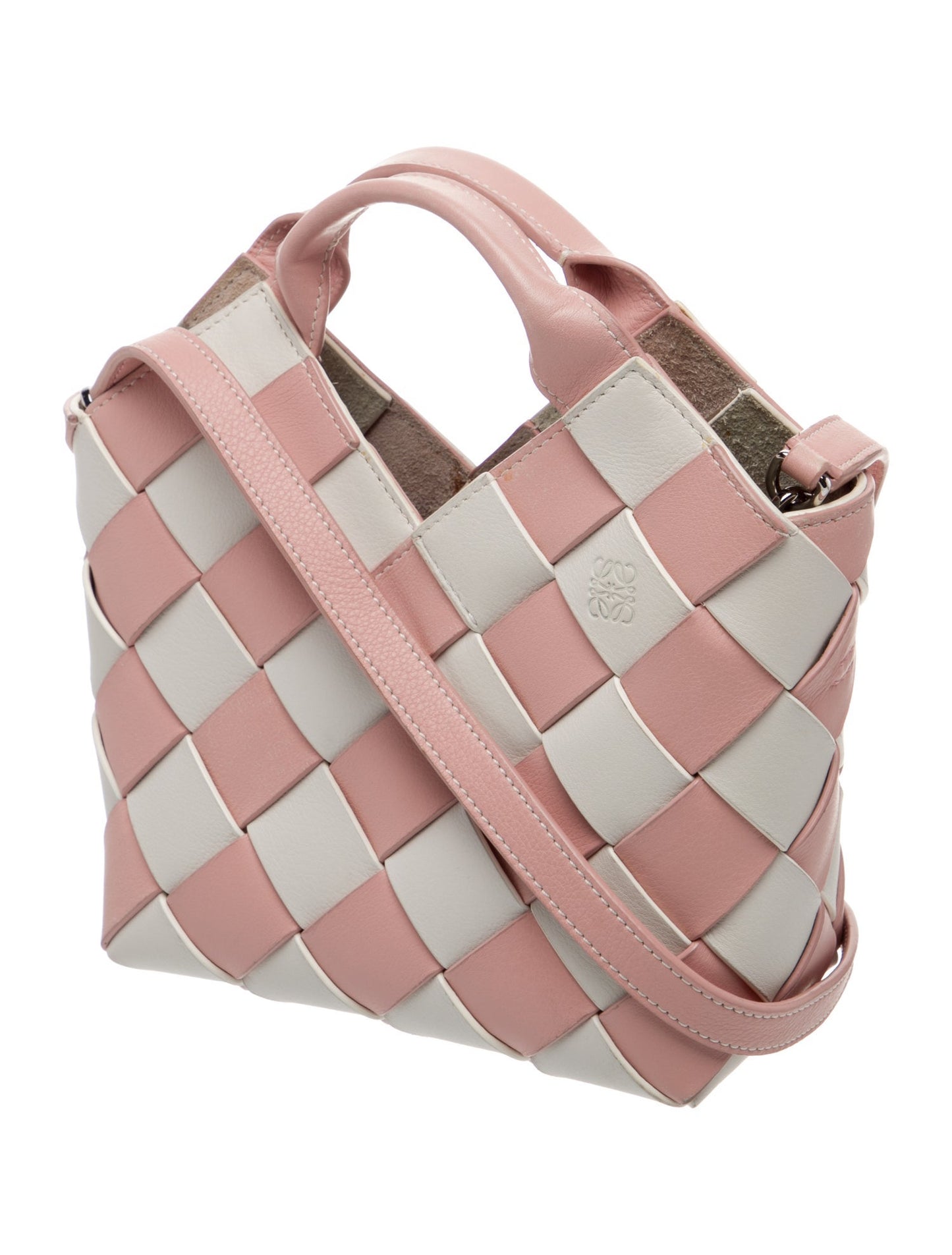 Loewe Leather Woven Basket