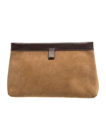Loewe Suede Clutch Vintage