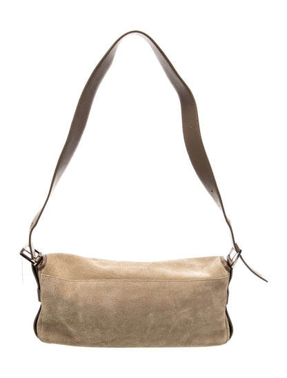 Loewe Suede Shoulder Bag Medium Vintage