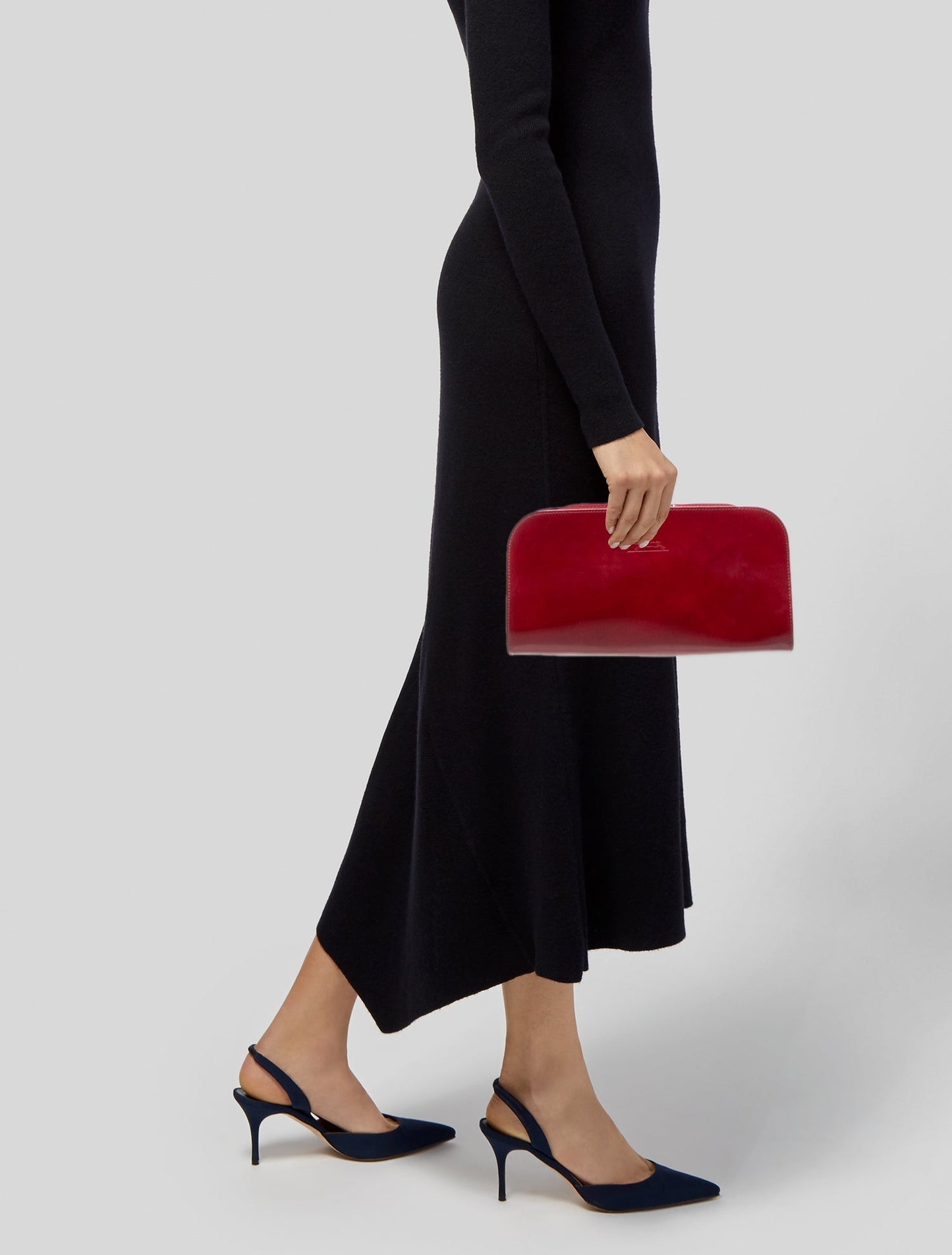Longchamp Patent Leather Clutch