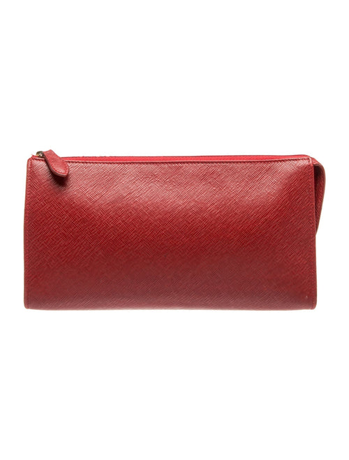 Coach Saffiano Leather Clutch