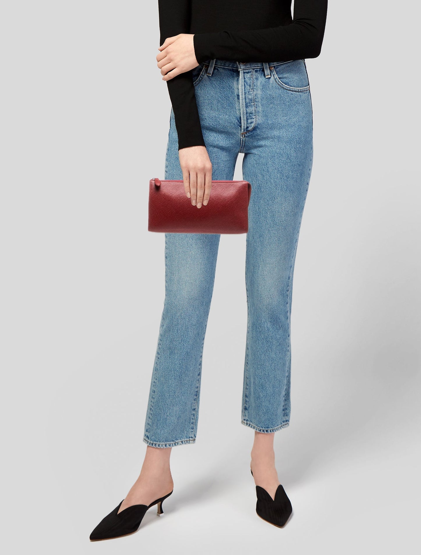 Coach Saffiano Leather Clutch