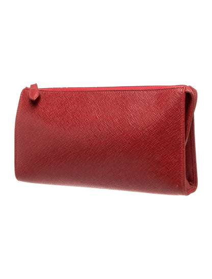 Coach Saffiano Leather Clutch