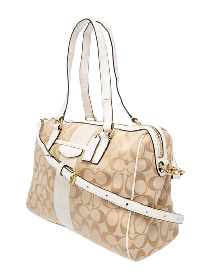 Coach Canvas Top Handle Bag
