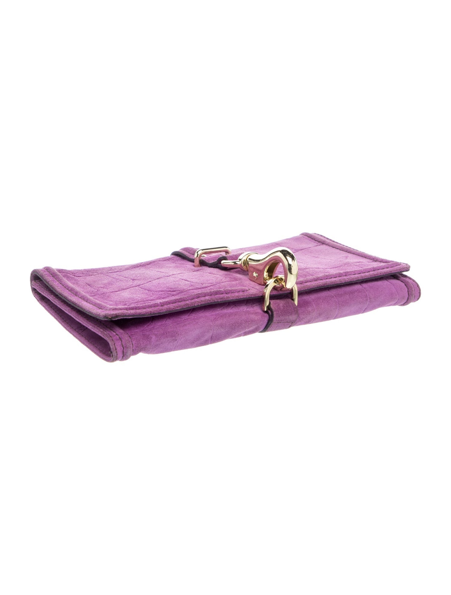 Mulberry Suede Clutch