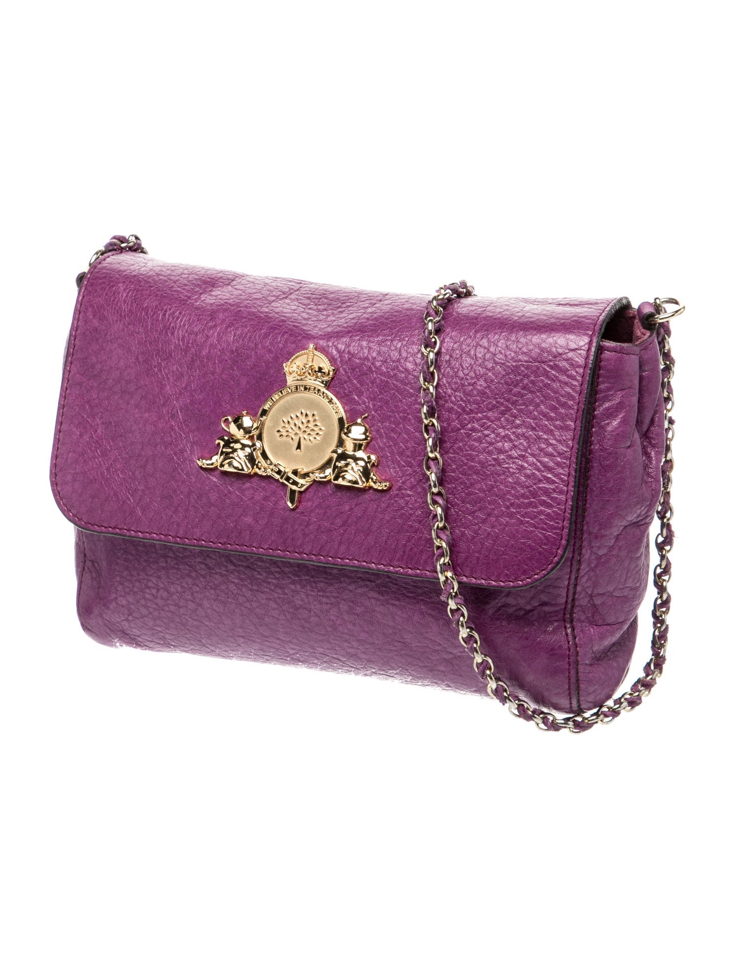 Mulberry Leather Crossbody Bag