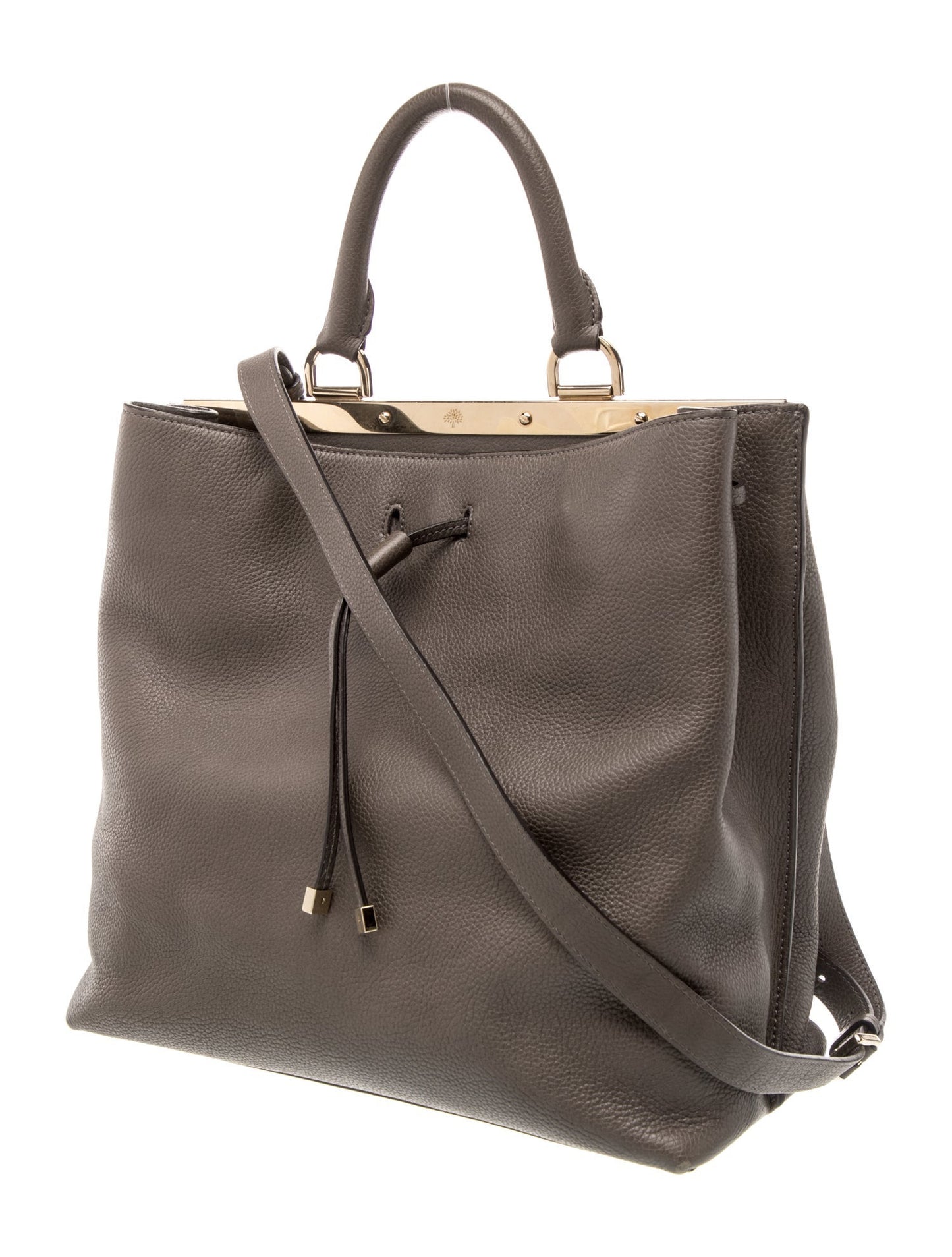 Mulberry Leather Top Handle Bag