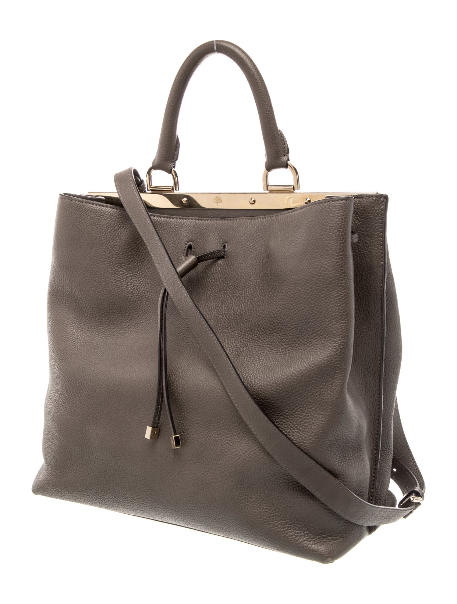 Mulberry Leather Top Handle Bag