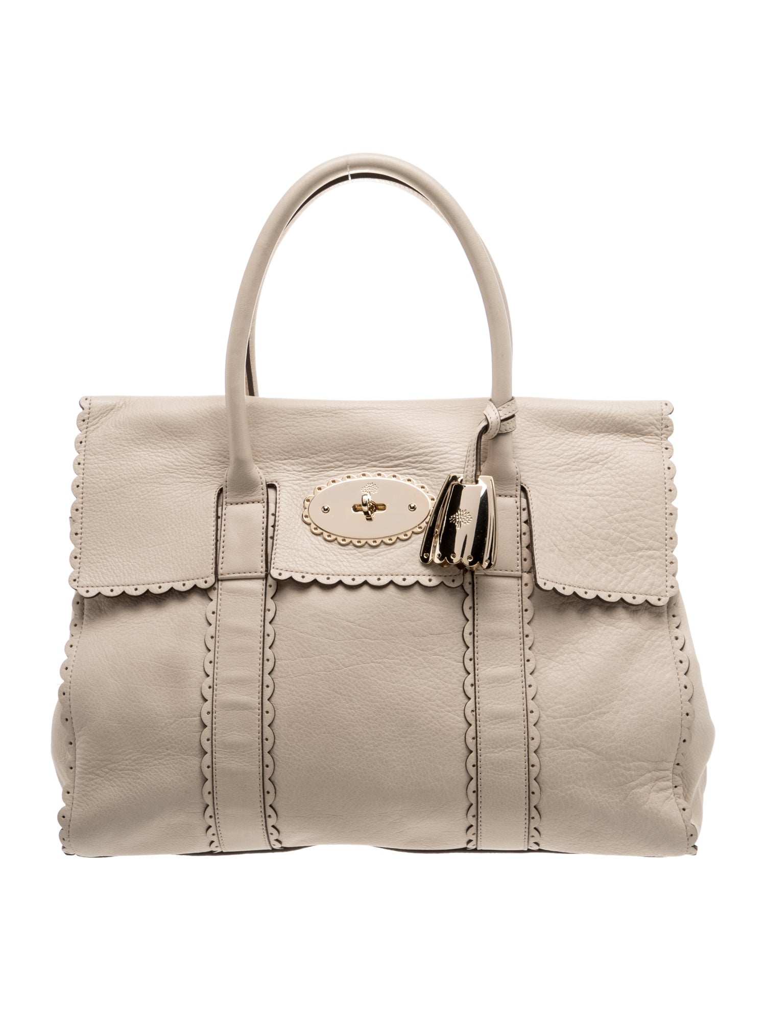 Mulberry Leather Top Handle Bag