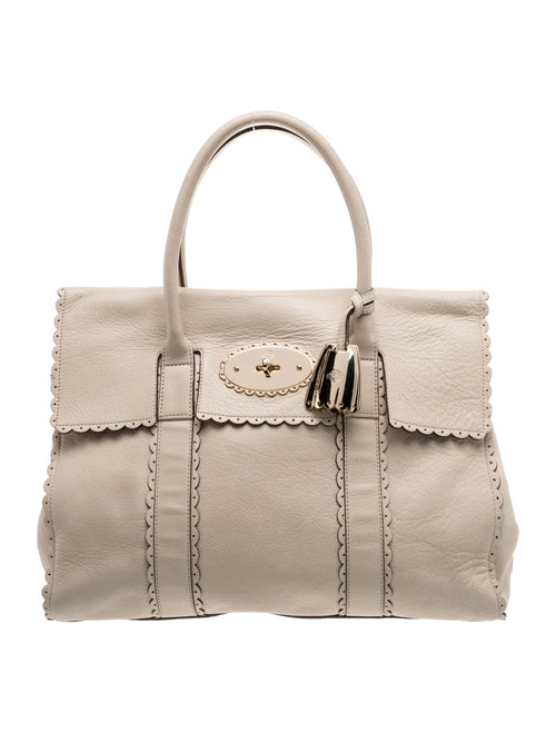 Mulberry Leather Top Handle Bag