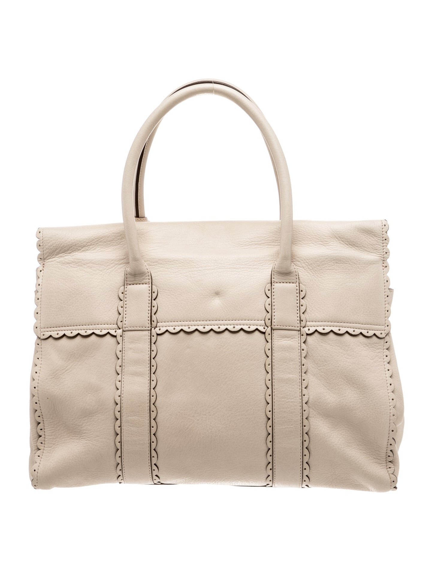 Mulberry Leather Top Handle Bag