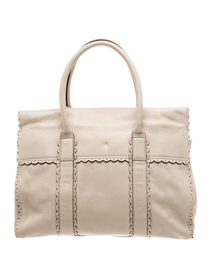 Mulberry Leather Top Handle Bag