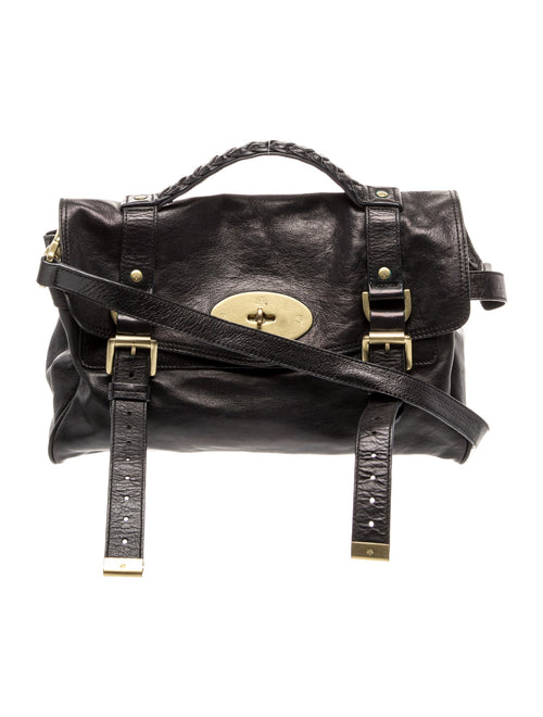 Mulberry Leather Top Handle Bag