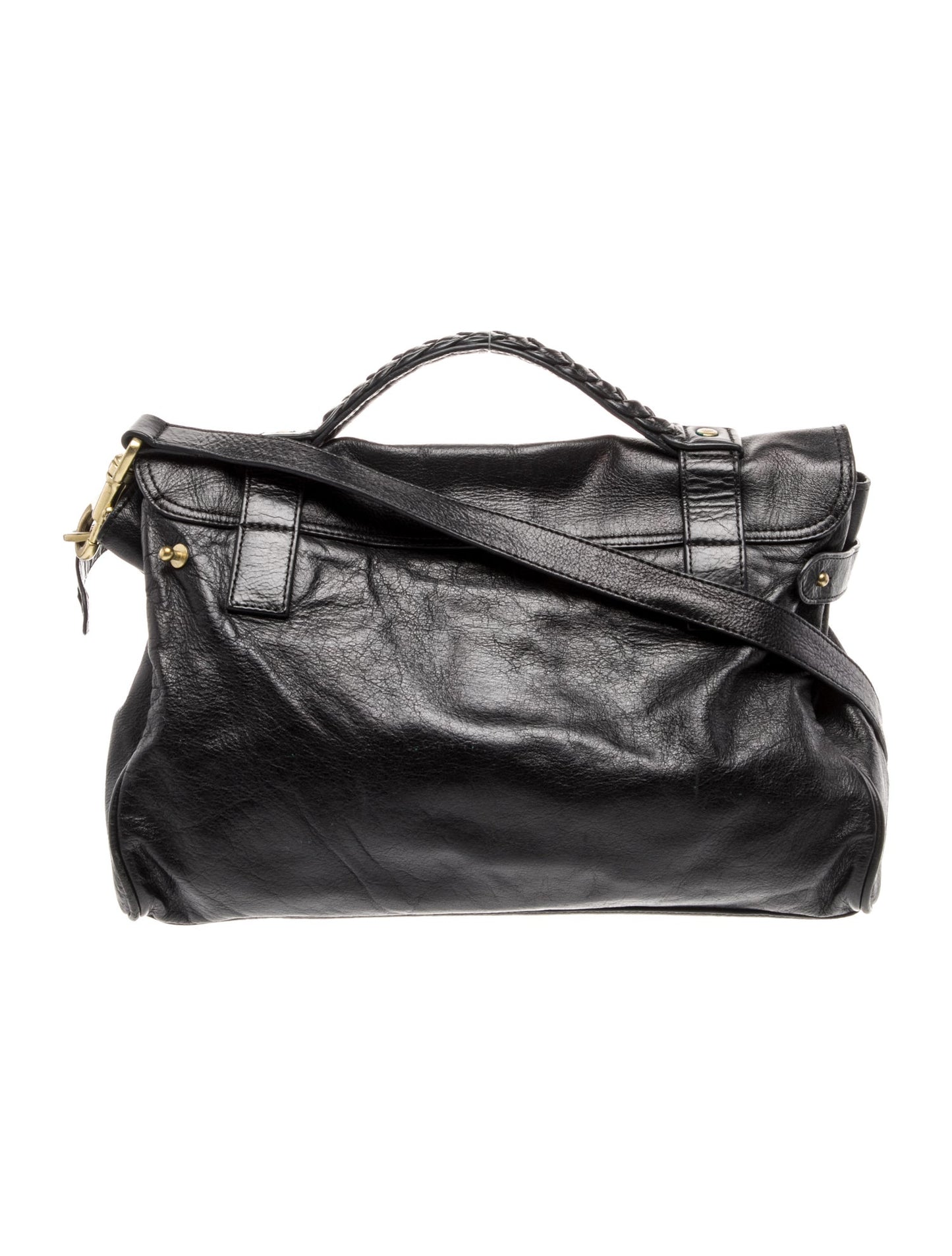 Mulberry Leather Top Handle Bag