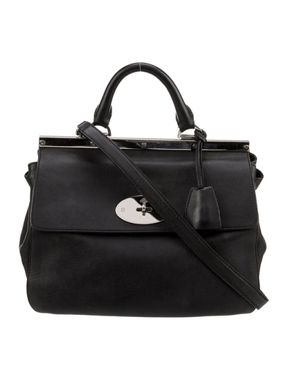 Mulberry Leather Top Handle Bag