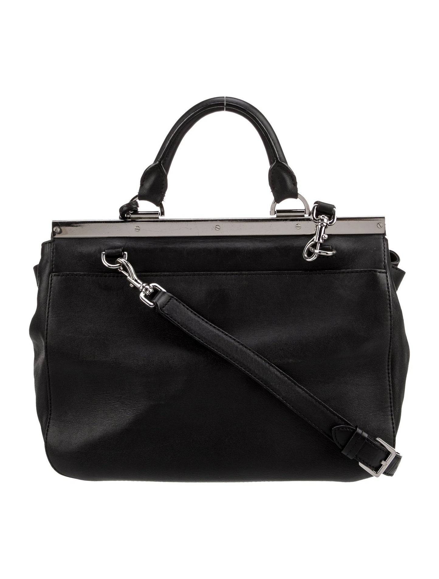Mulberry Leather Top Handle Bag