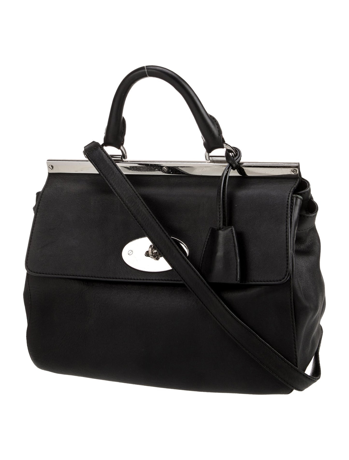Mulberry Leather Top Handle Bag