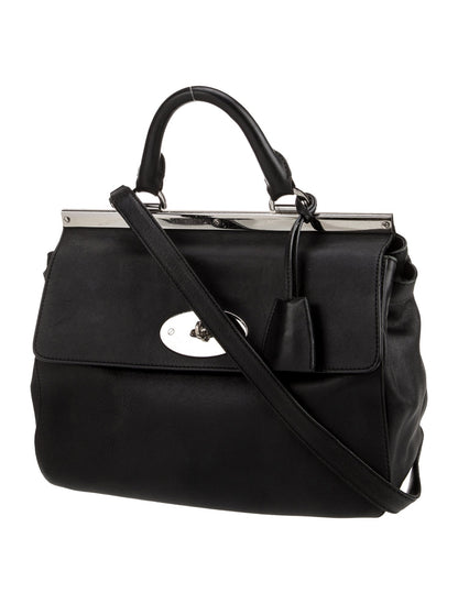 Mulberry Leather Top Handle Bag