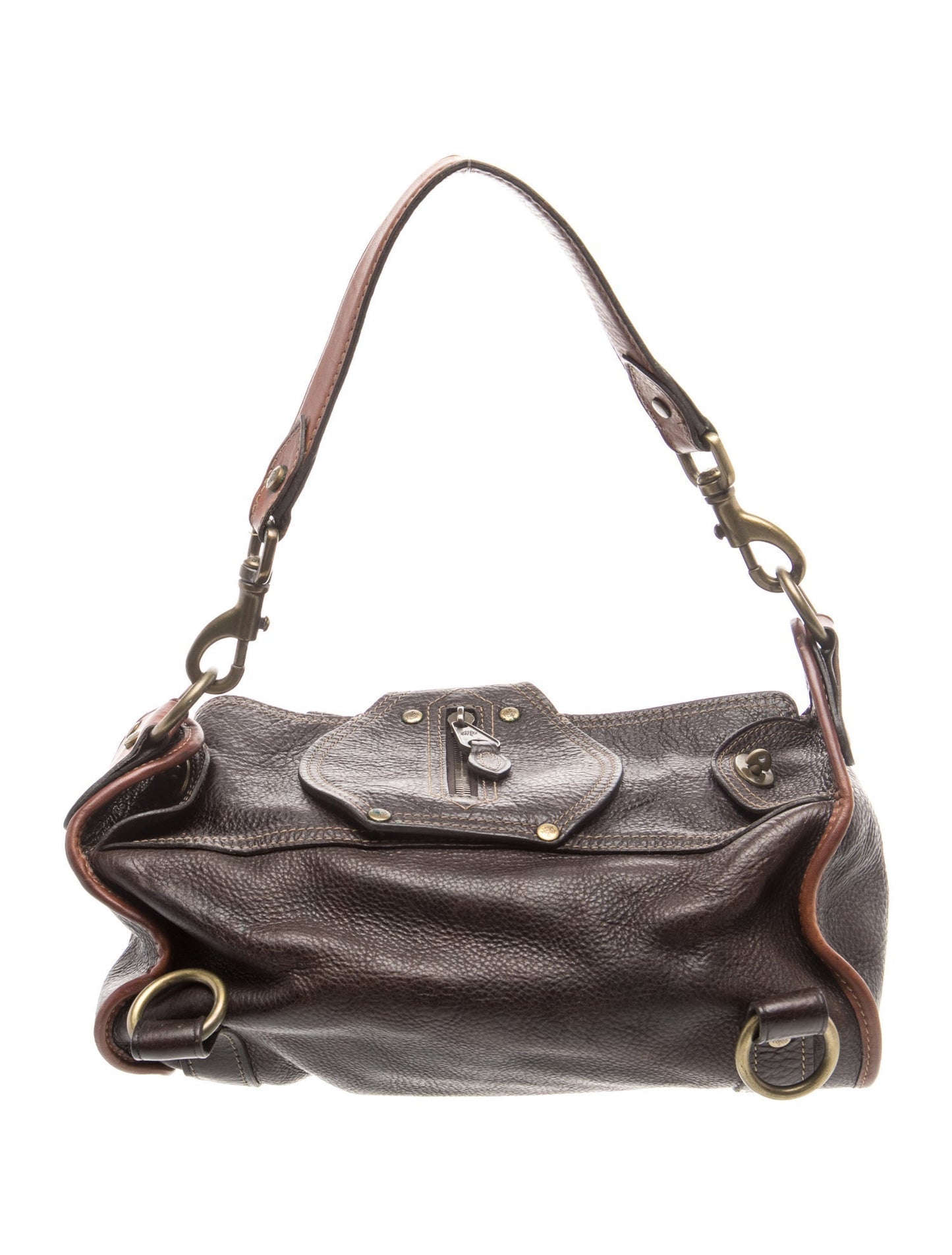 Mulberry Leather Top Handle Bag