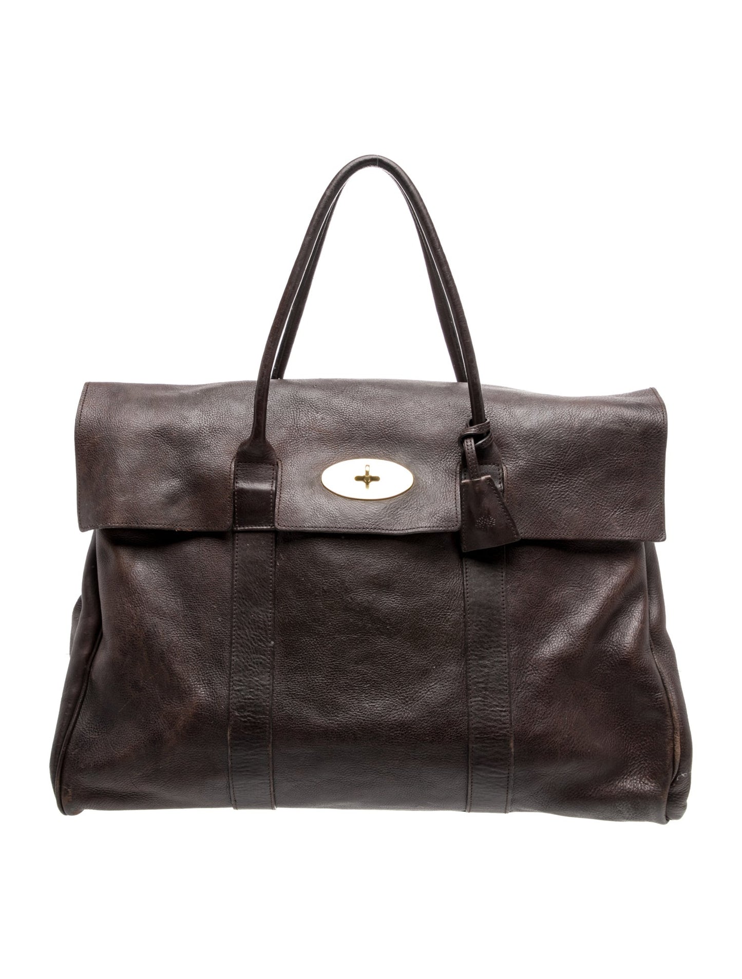 Mulberry Leather Weekender Bag