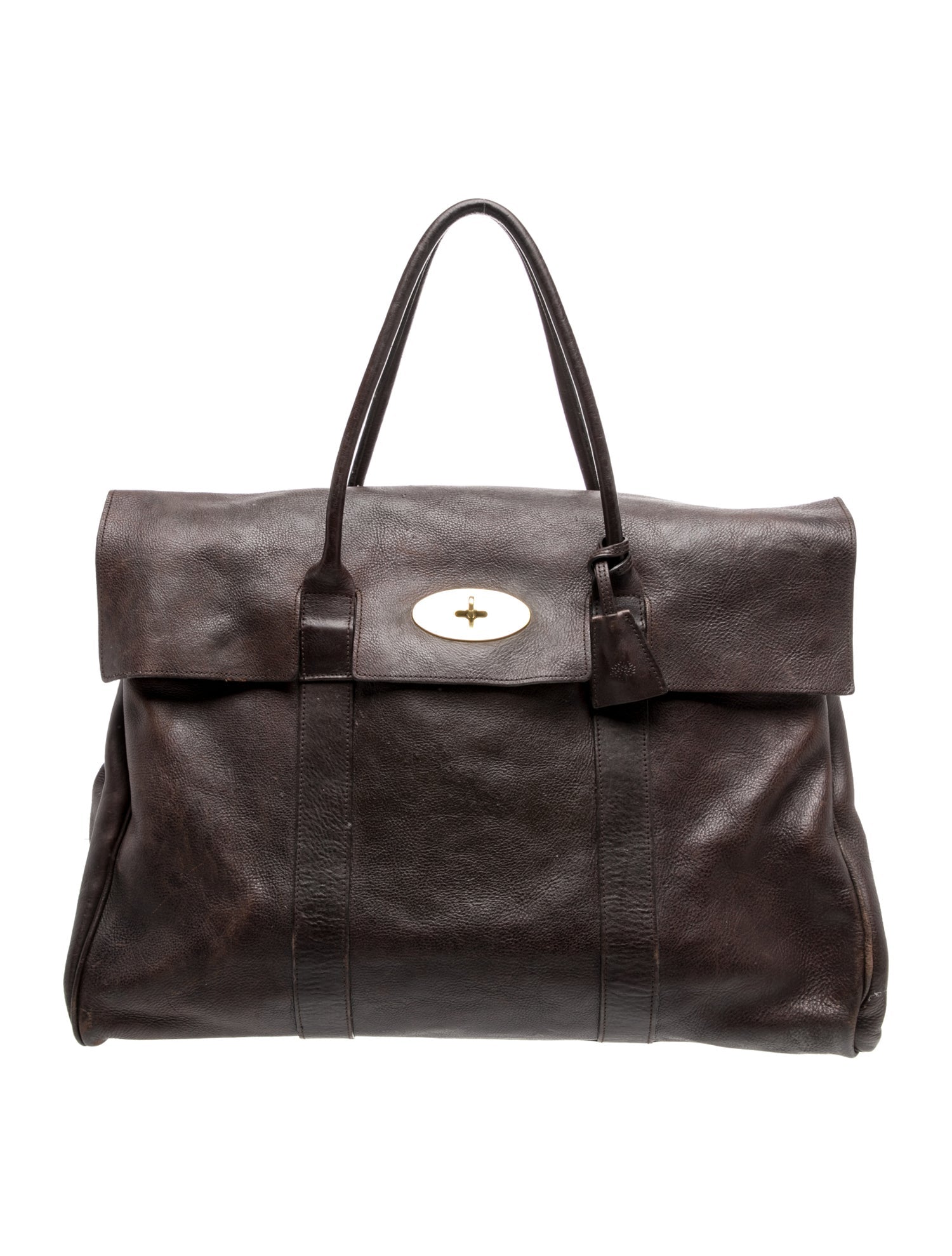 Mulberry Leather Weekender Bag