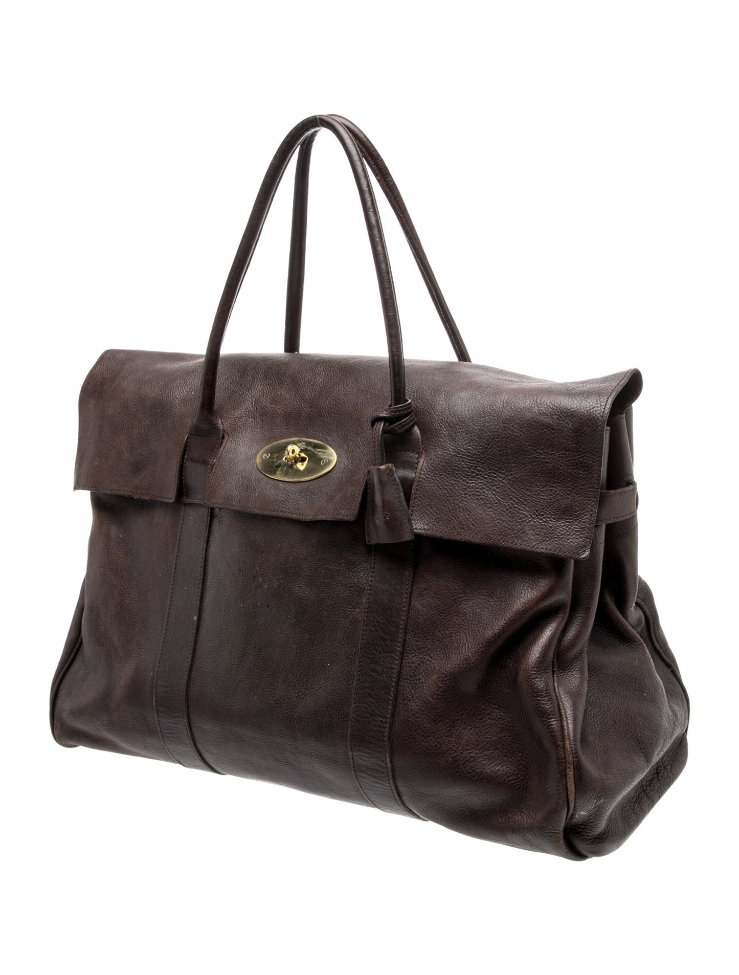Mulberry Leather Weekender Bag
