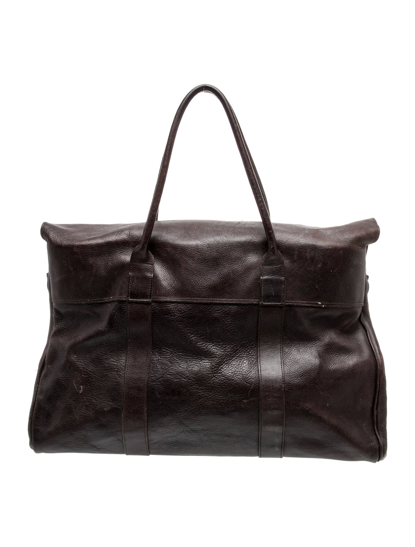 Mulberry Leather Weekender Bag