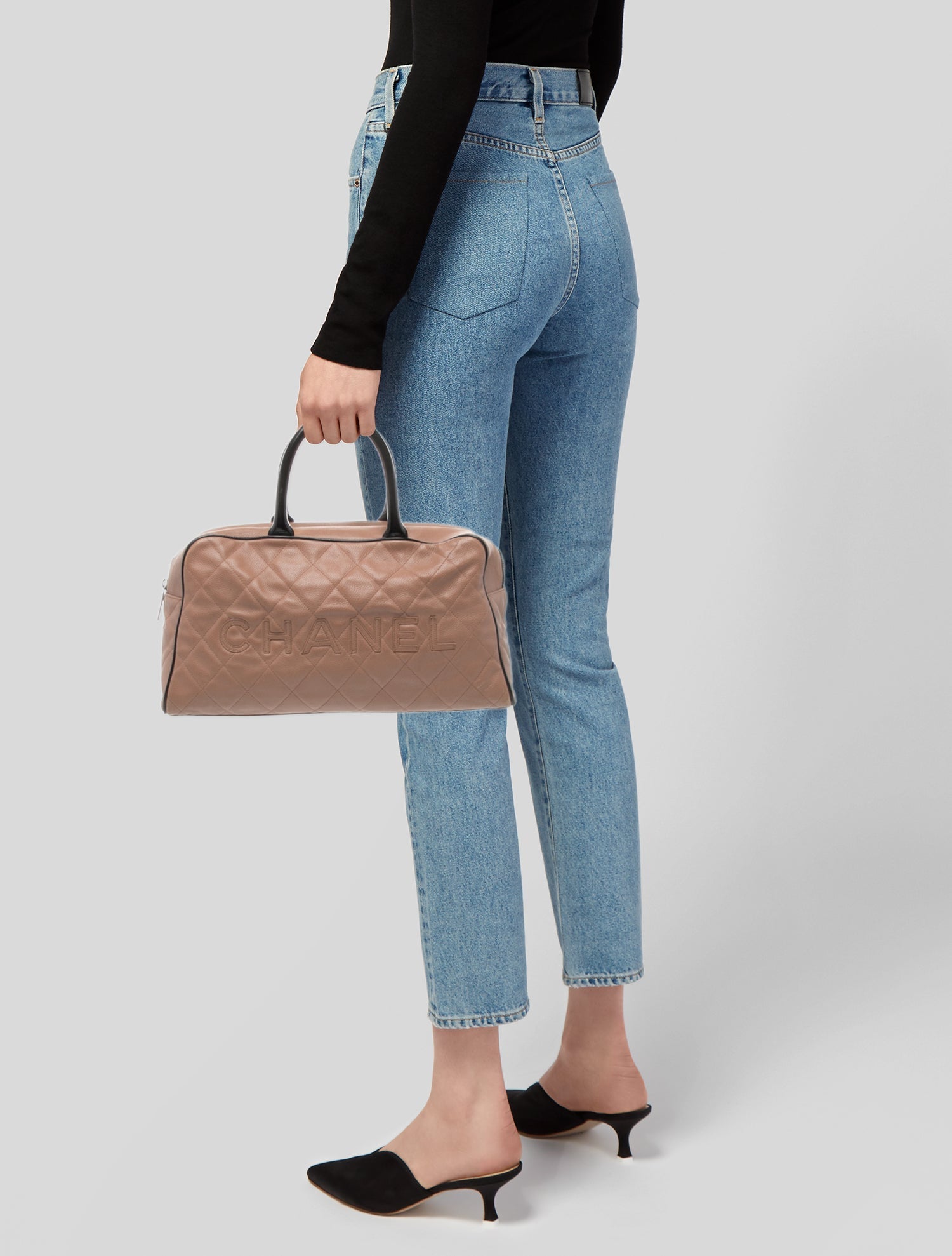 Chanel Quilted Bowler Bag