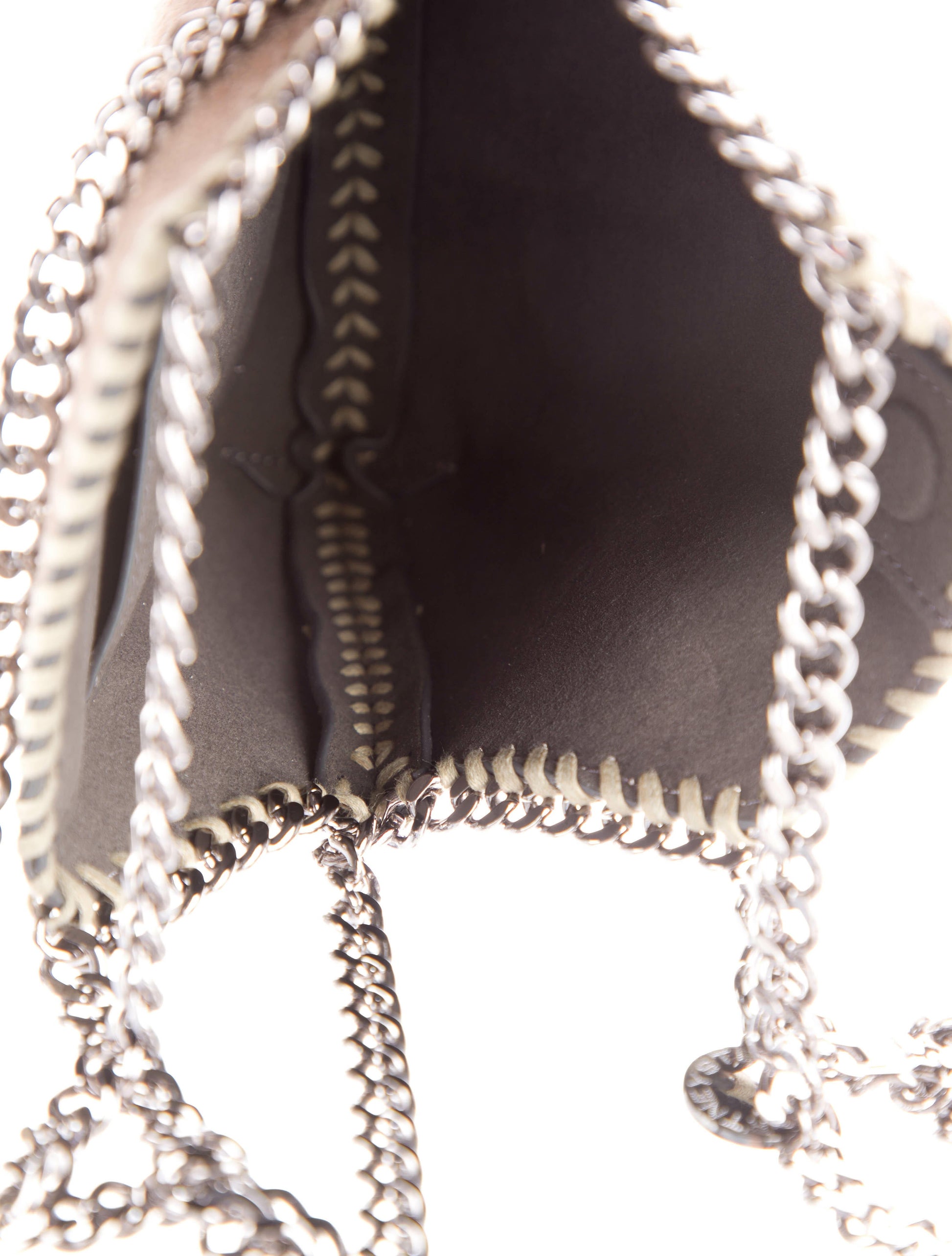 Stella McCartney Vegetarian Leather Chain-Link Handle Bag