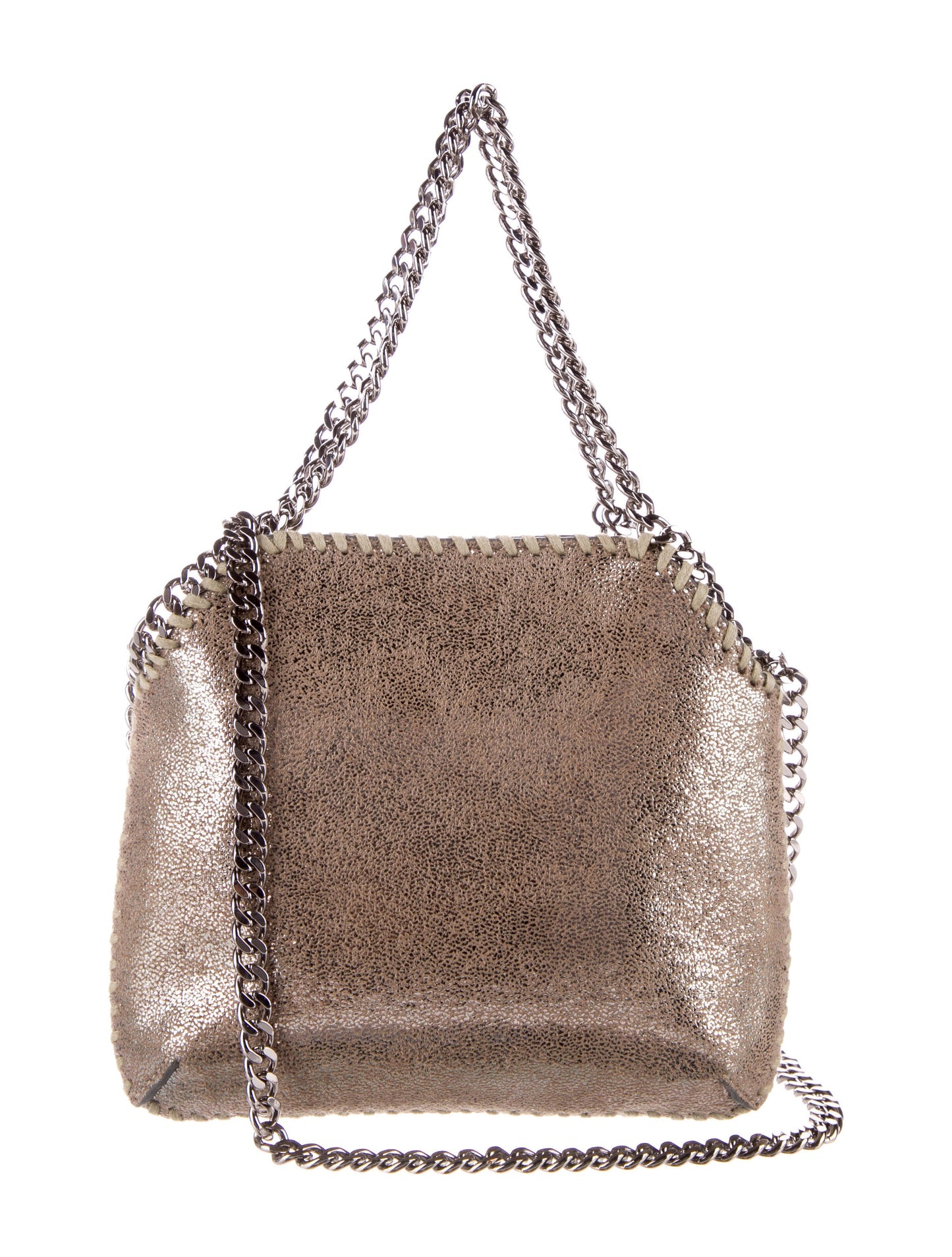 Stella McCartney Vegetarian Leather Chain-Link Handle Bag