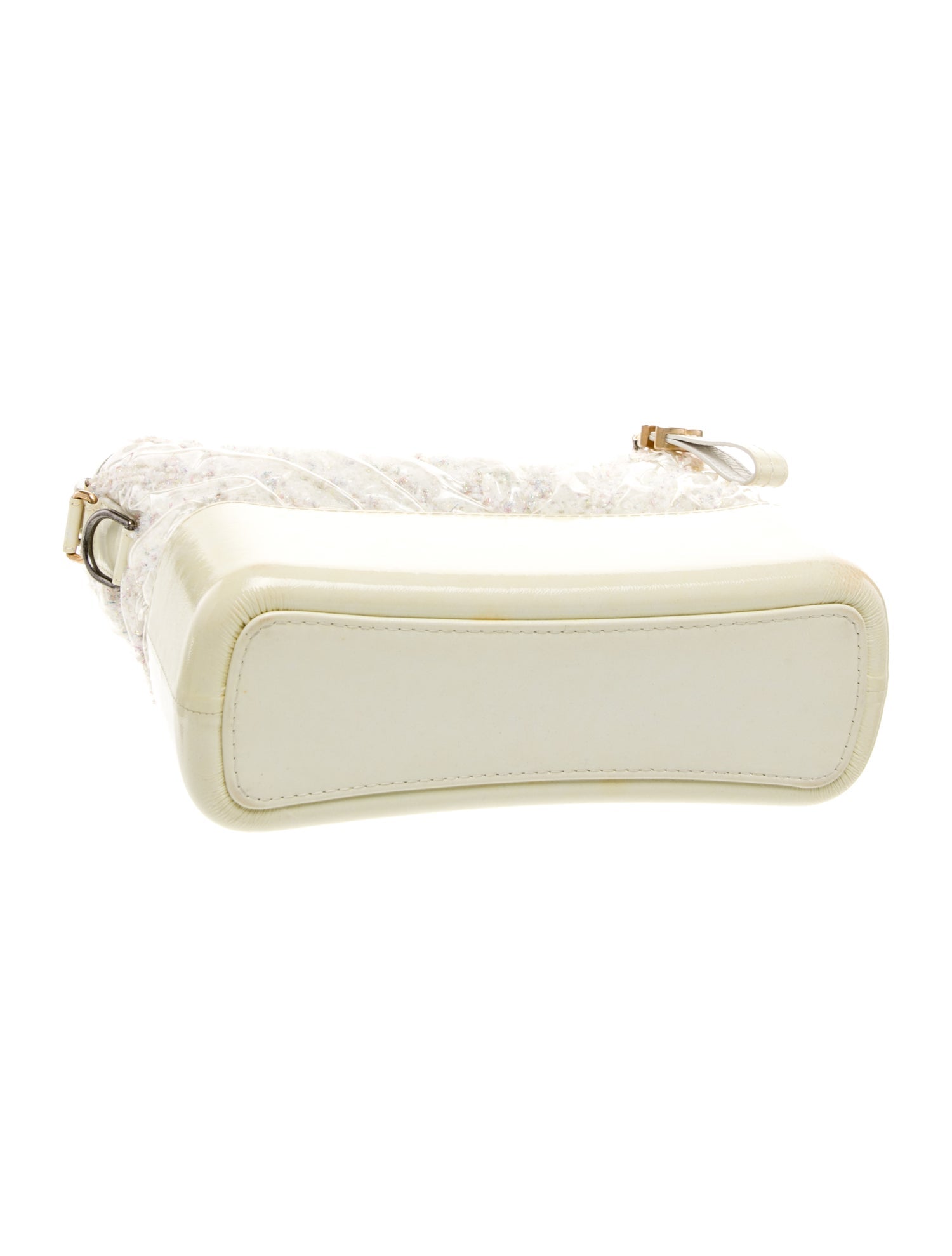 Chanel Medium PVC Chevron Gabrielle Tweed Hobo