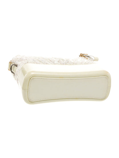 Chanel Medium PVC Chevron Gabrielle Tweed Hobo