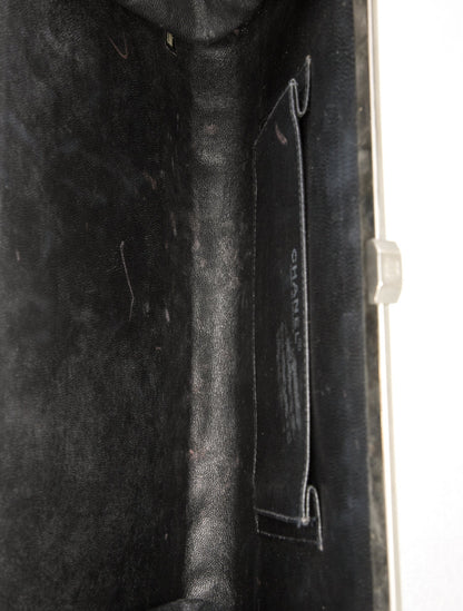 Chanel Leather Quilted Clutch