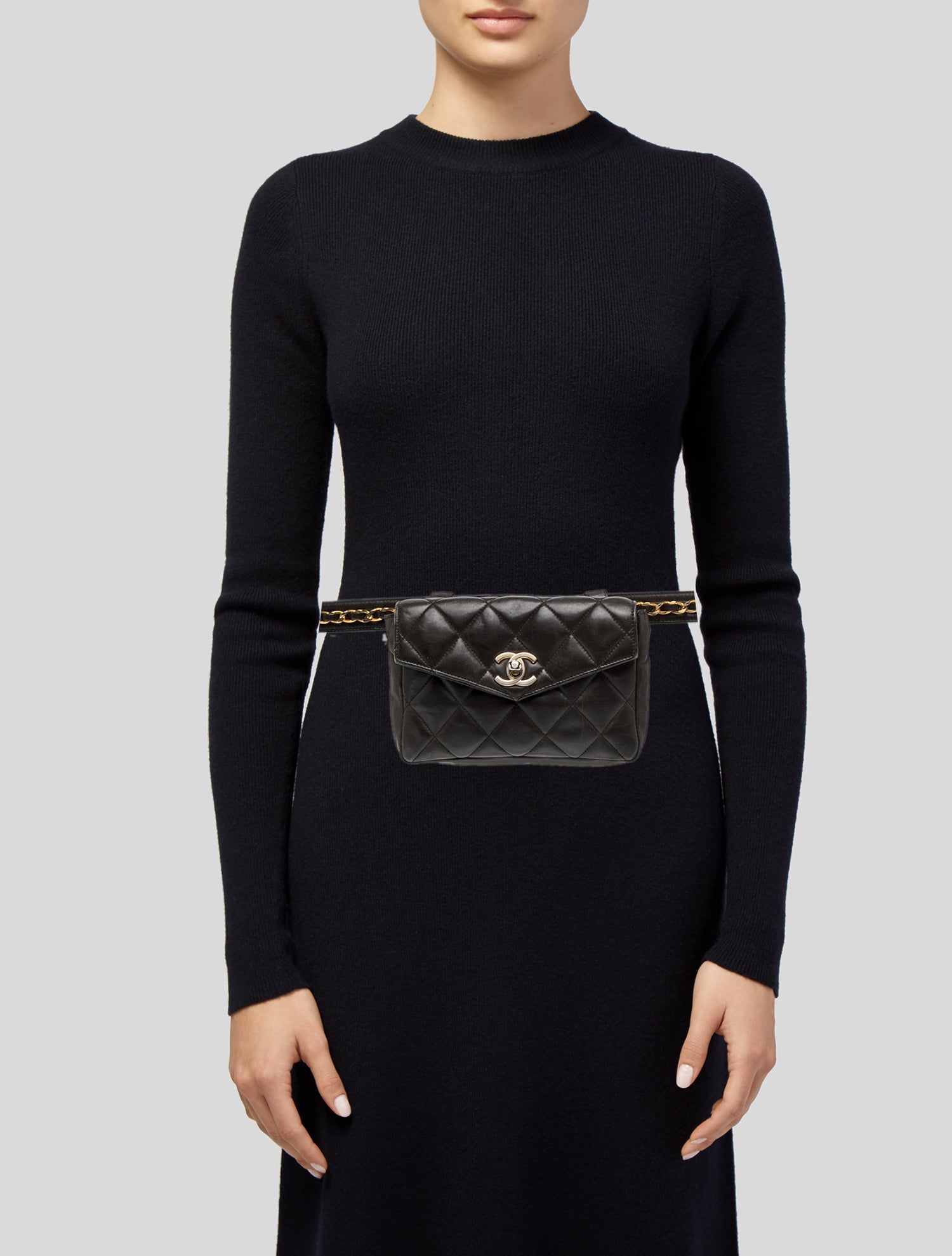 Chanel Quilted CC Waist Bag