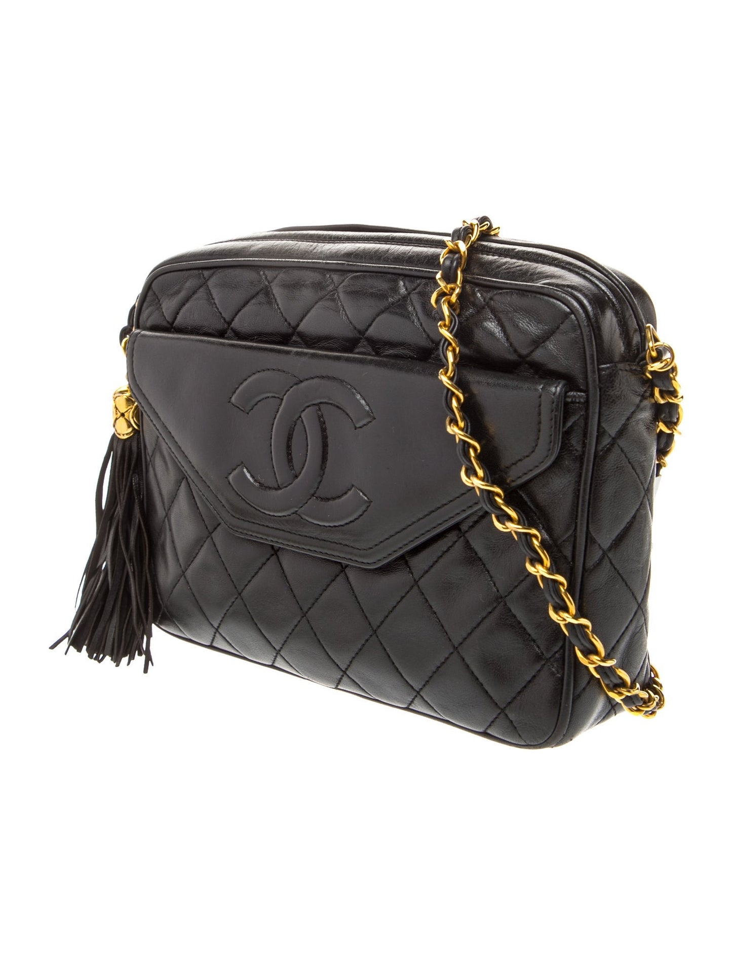 Chanel Quilted Tassel Camera Bag