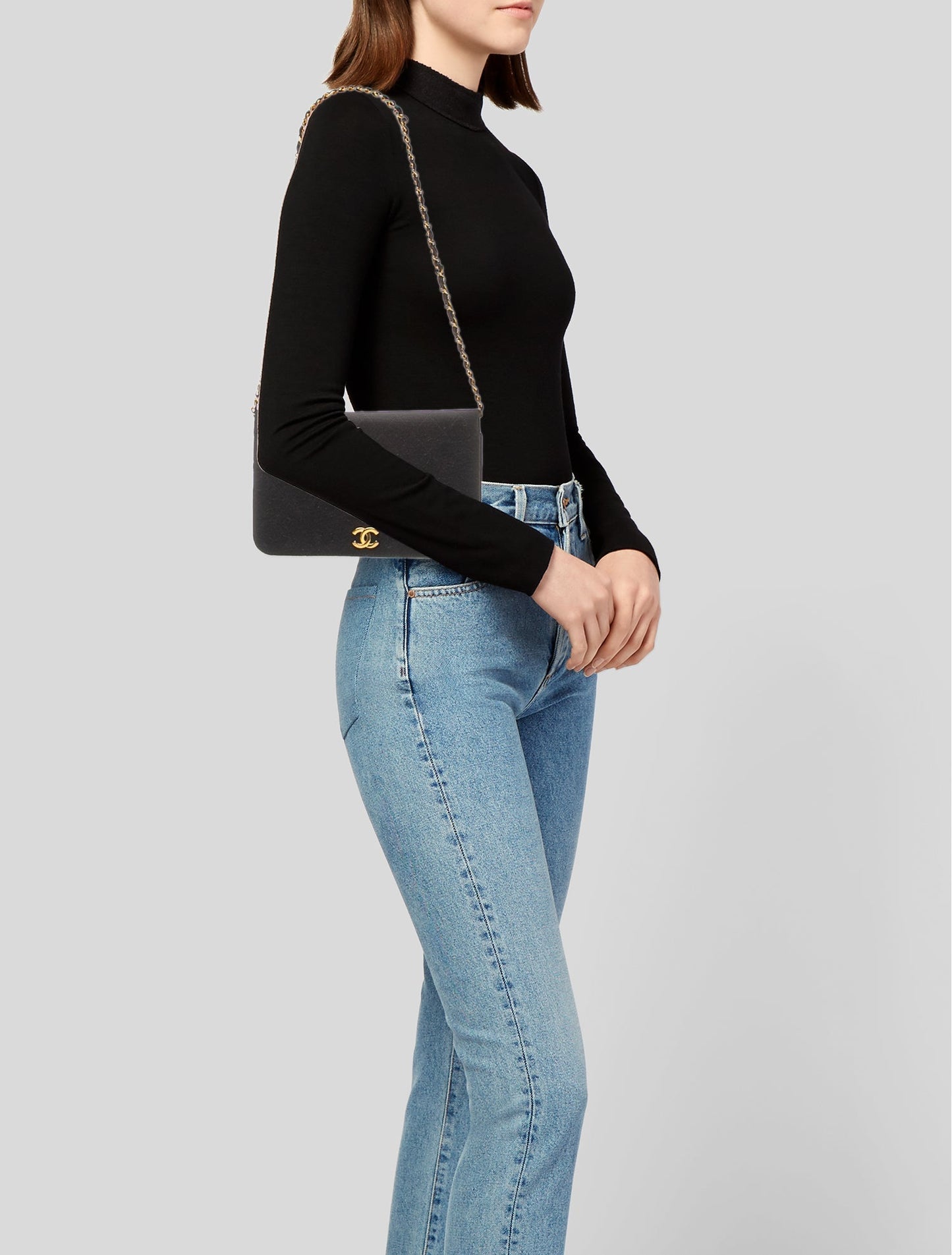 Chanel Jersey CC Flap Bag