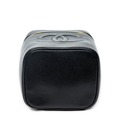 Chanel Leather CC Tall Vanity Case