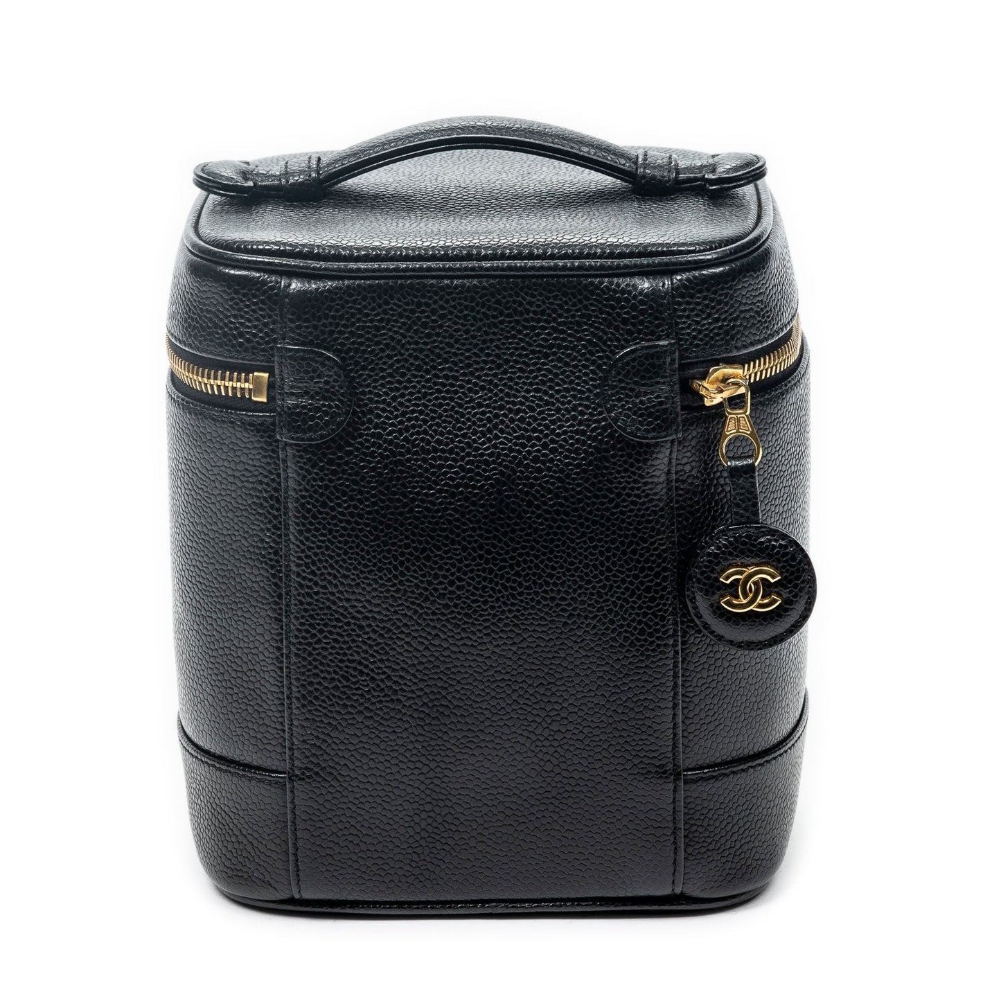 Chanel Leather CC Tall Vanity Case