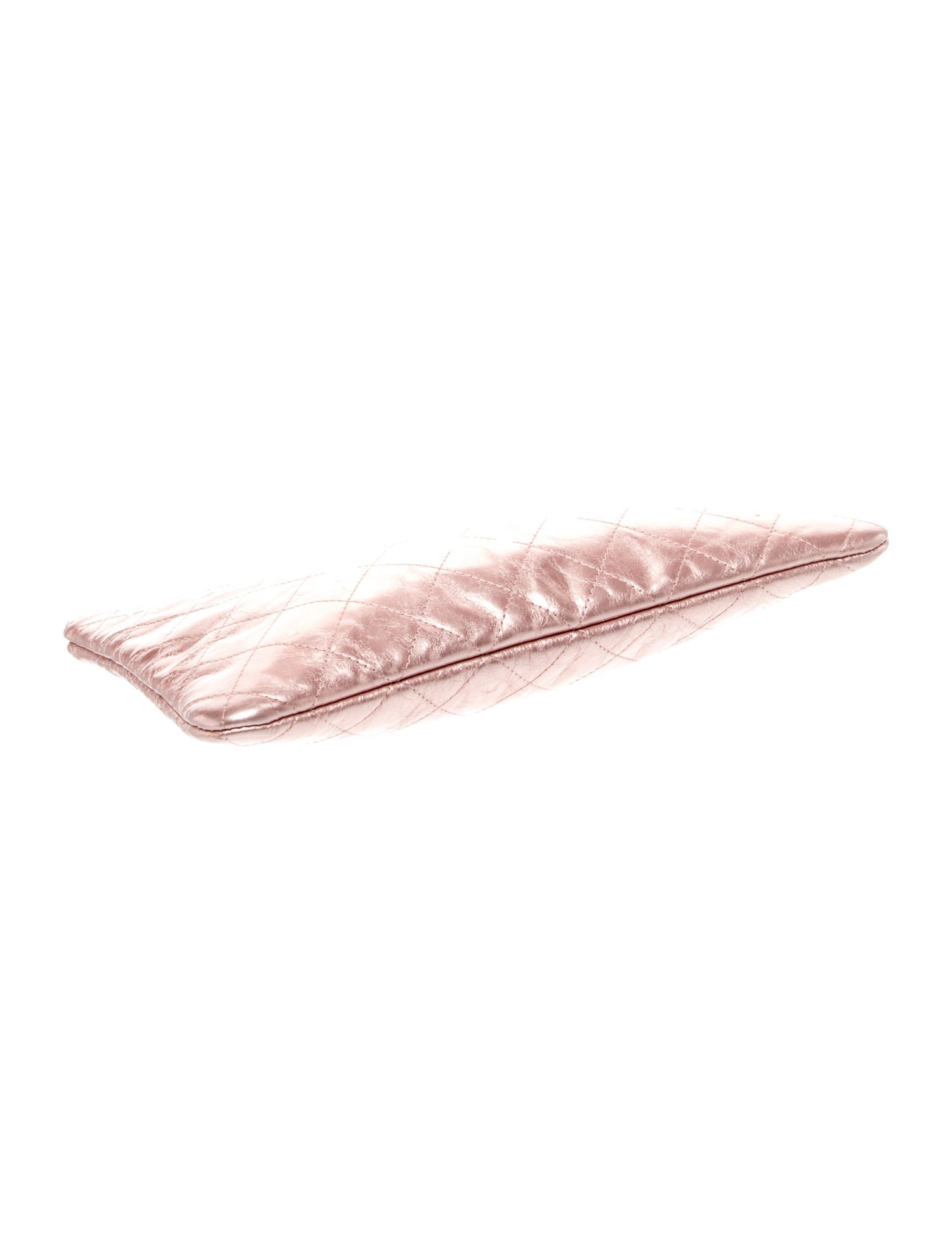 Chanel Metallic Quilted O-Case