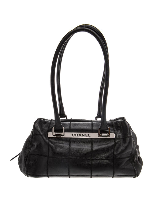 Chanel Square Stitch LAX Bowler Bag