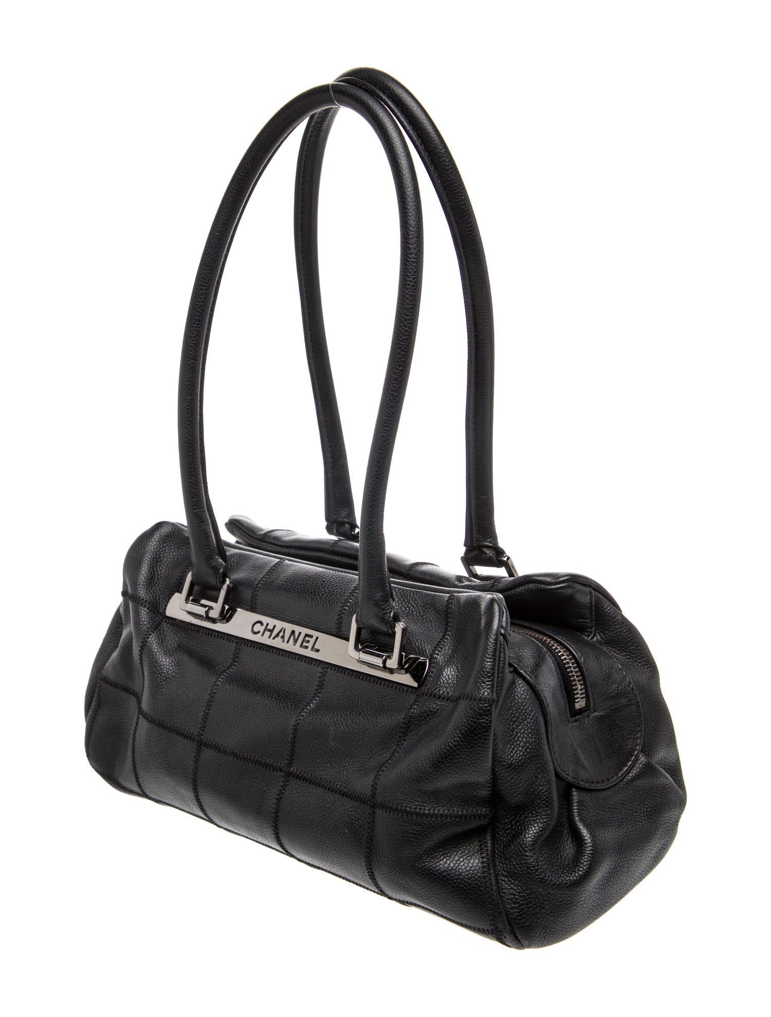 Chanel Square Stitch LAX Bowler Bag