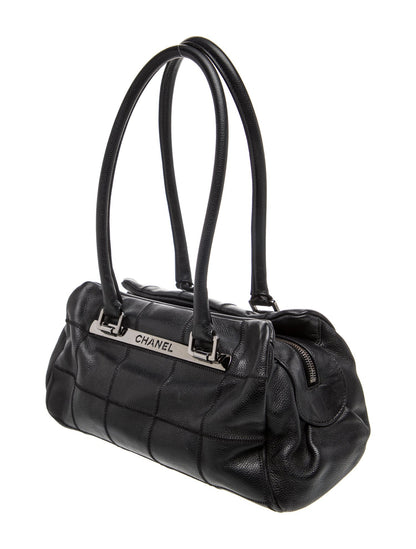 Chanel Square Stitch LAX Bowler Bag