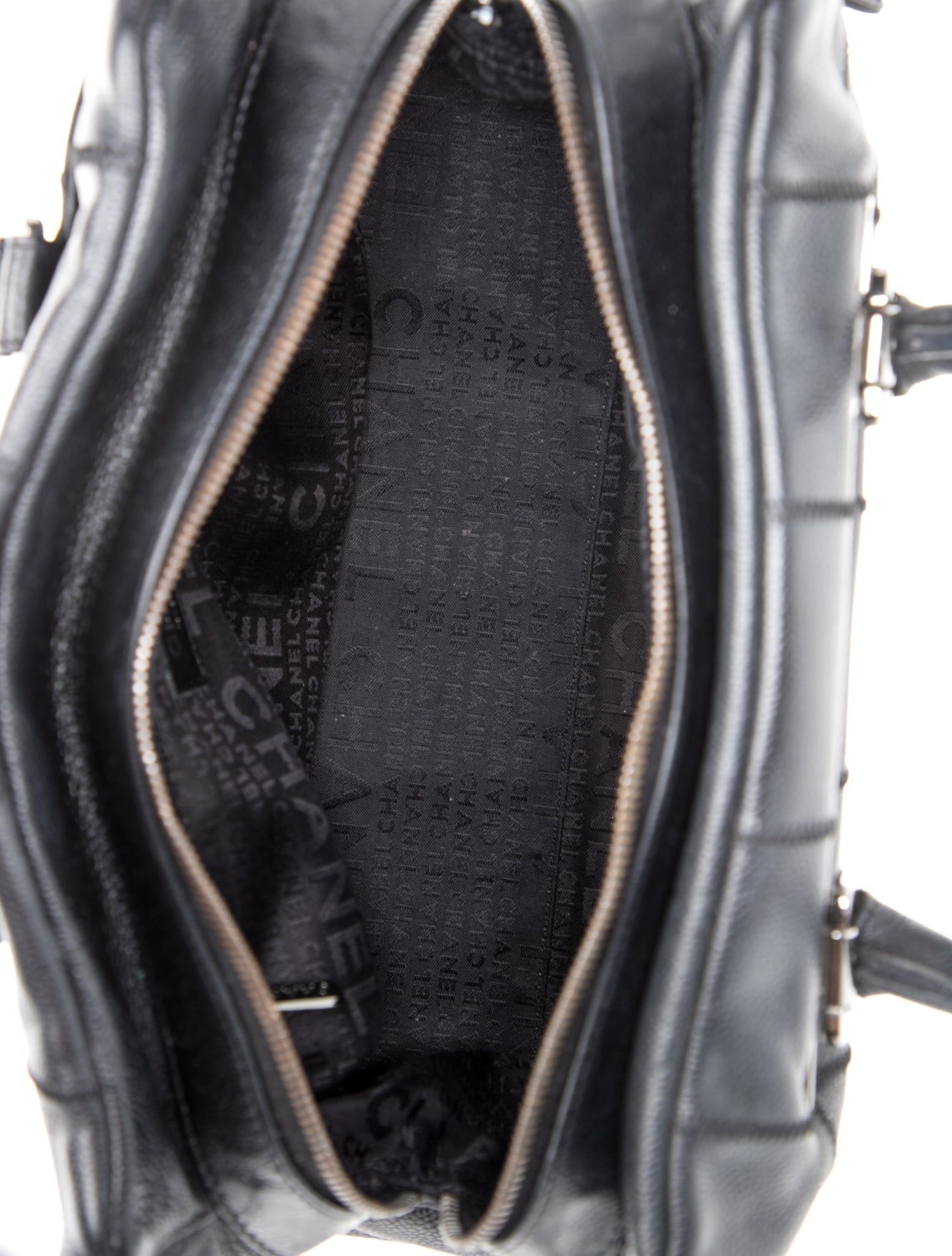 Chanel Square Stitch LAX Bowler Bag