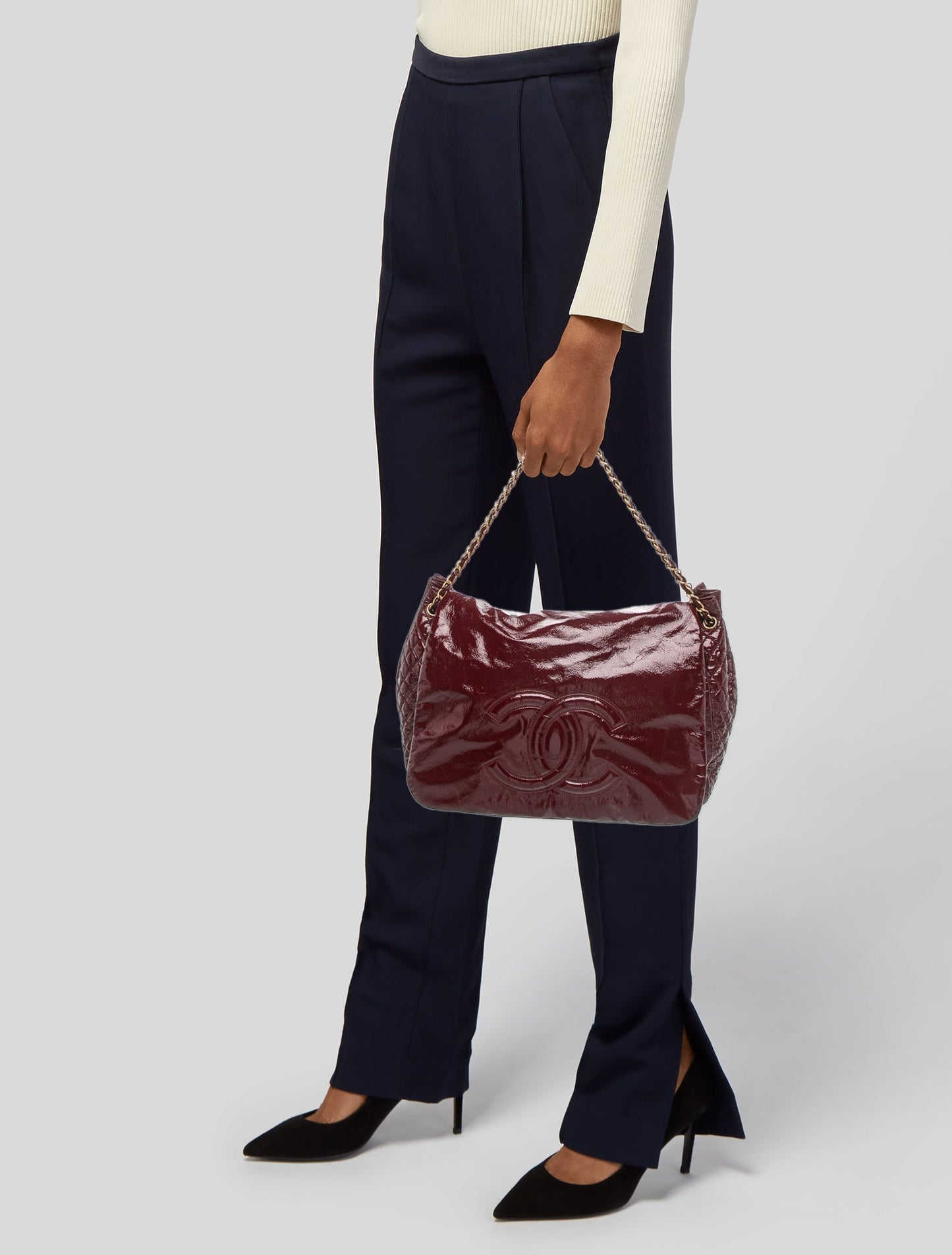 Chanel Rock & Chain Accordion Flap Bag