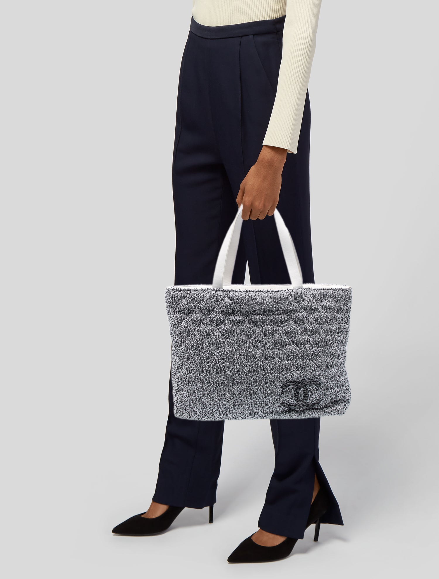 Chanel Terry Cloth CC Beach Tote
