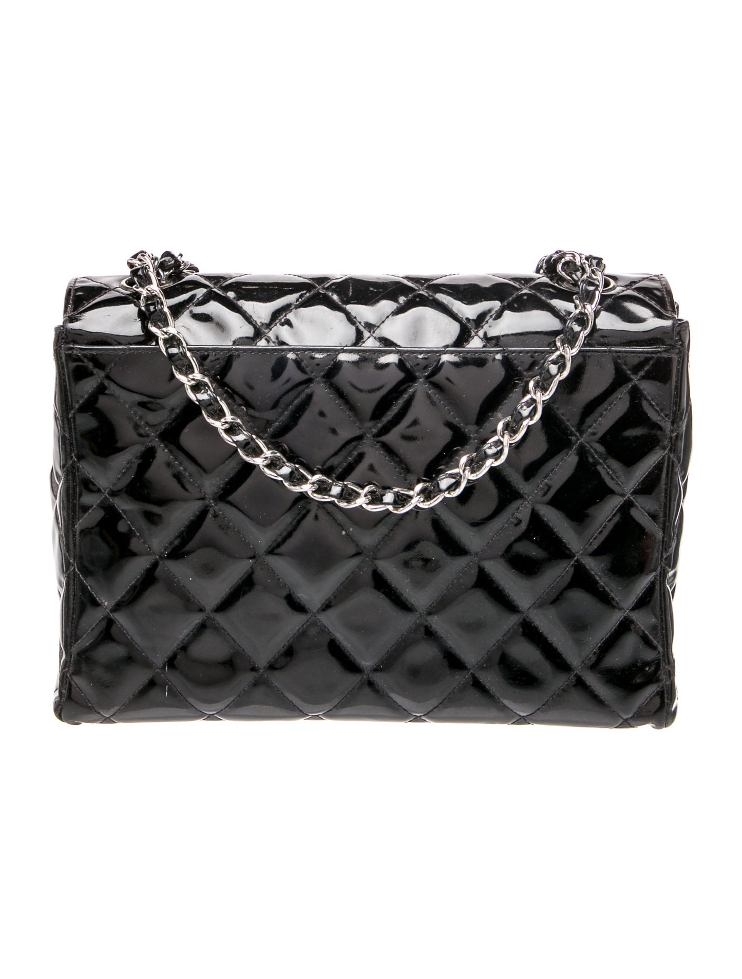 Chanel Patent Square Flap Bag