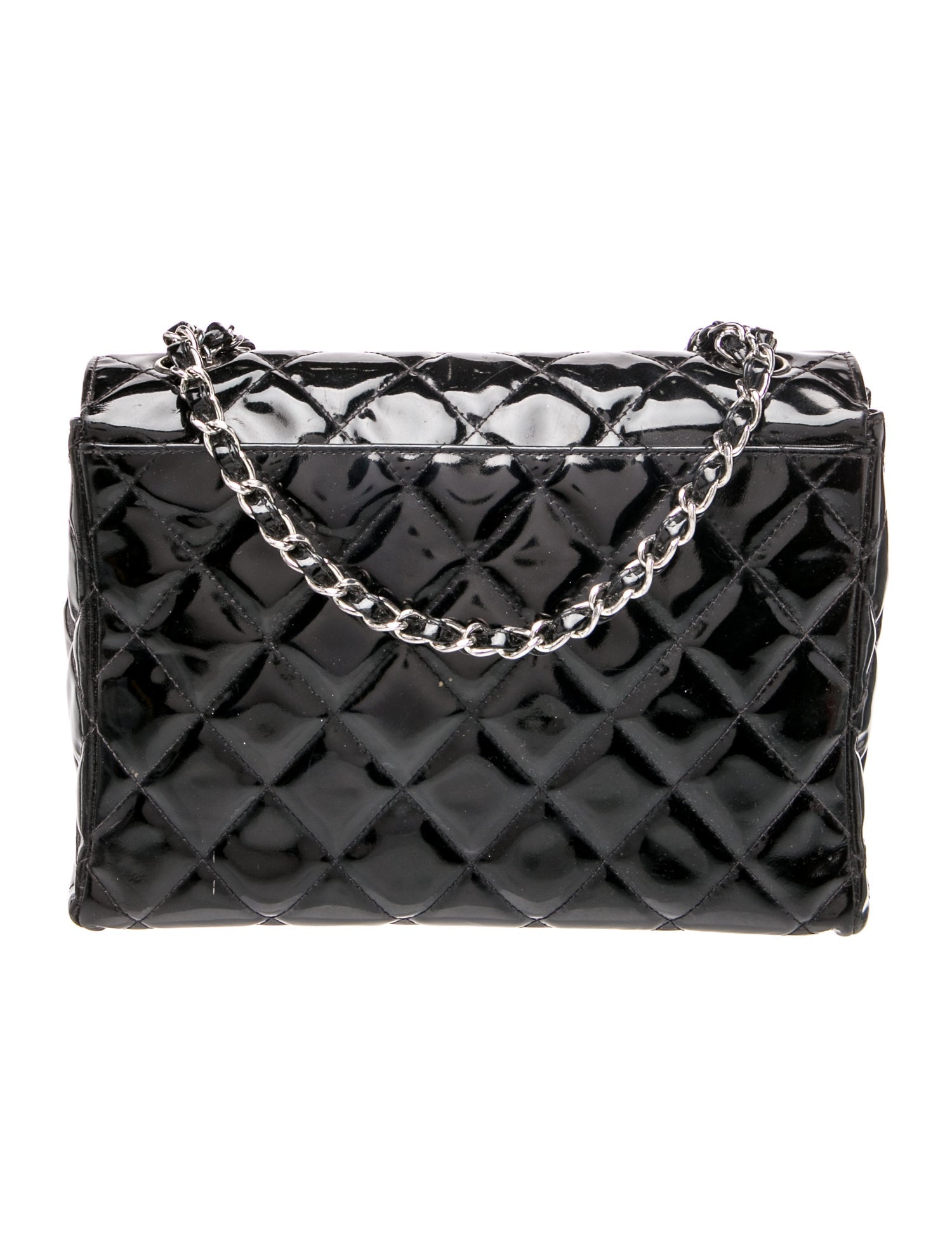 Chanel Patent Square Flap Bag