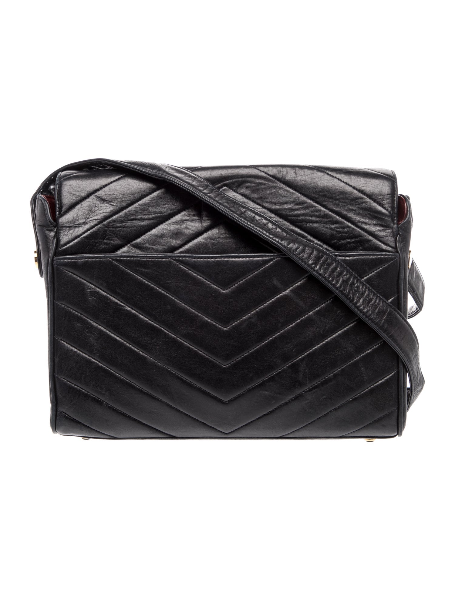 Chanel Vintage Chevron Flap Bag