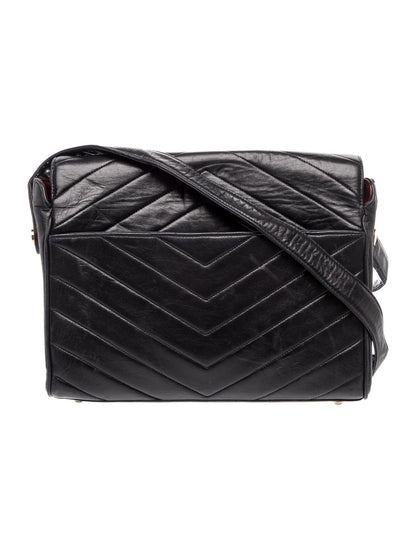 Chanel Vintage Chevron Flap Bag